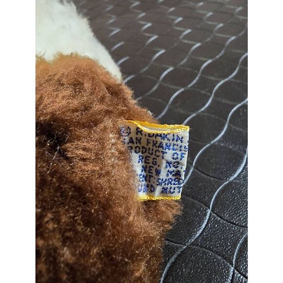 Vintage 1974 Dakin Brown and White Rabbit-Rare #B14 - Picture 5 of 8